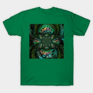 Fractal with keyhole T-Shirt